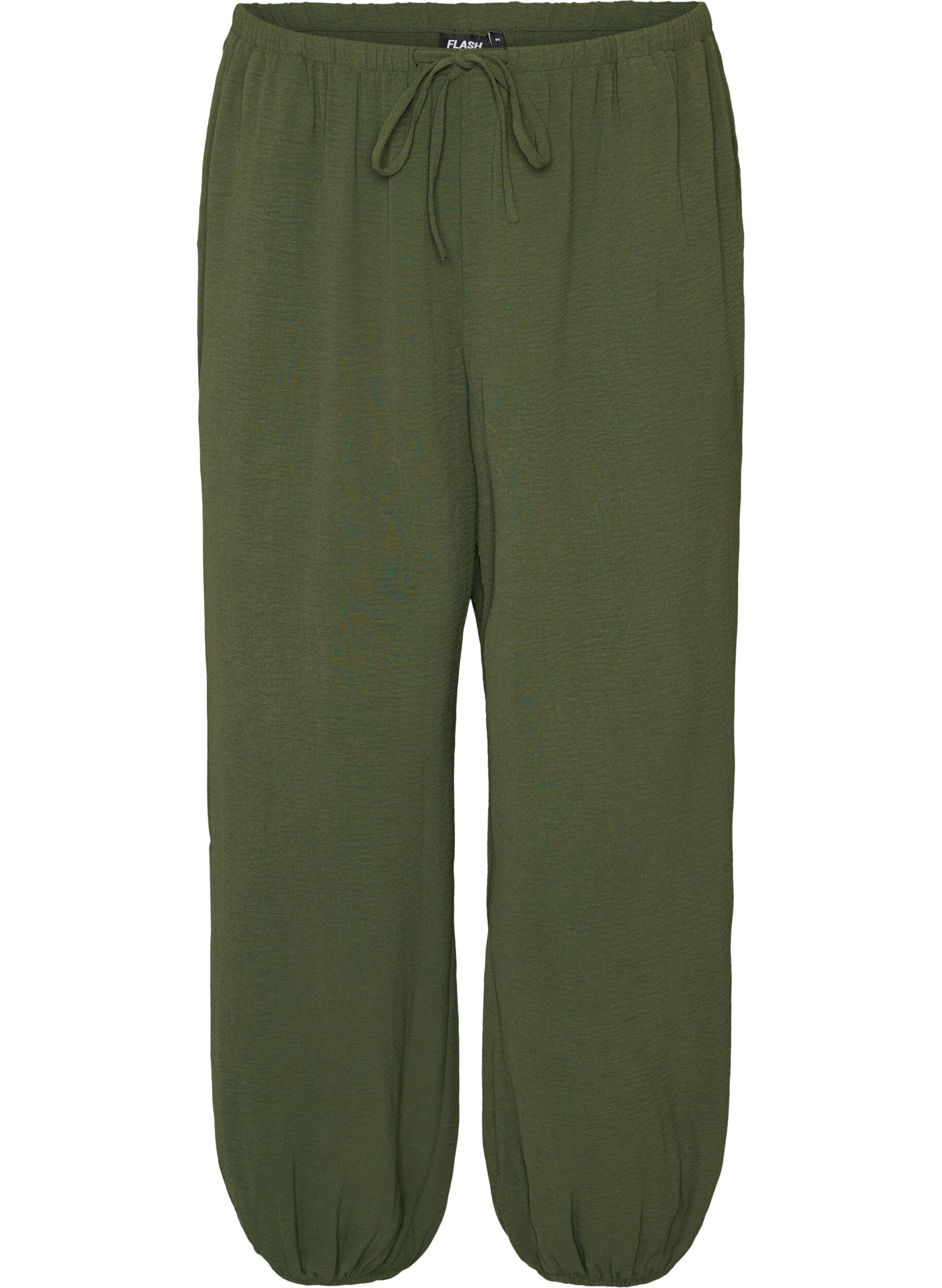 ZizziHoch taillierte Ballonhose, Gr&uuml;n, Packshot image number 0