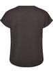 T-Shirt mit dekorativem Frontprint, Grau, Packshot image number 1