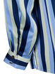 Gestreiftes Hemd aus  Satin, Blue Stripe, Packshot image number 3