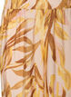 Hose mit weitem Bein, Blattdruck und hohem Gummizugbund., Gelb, Packshot image number 2