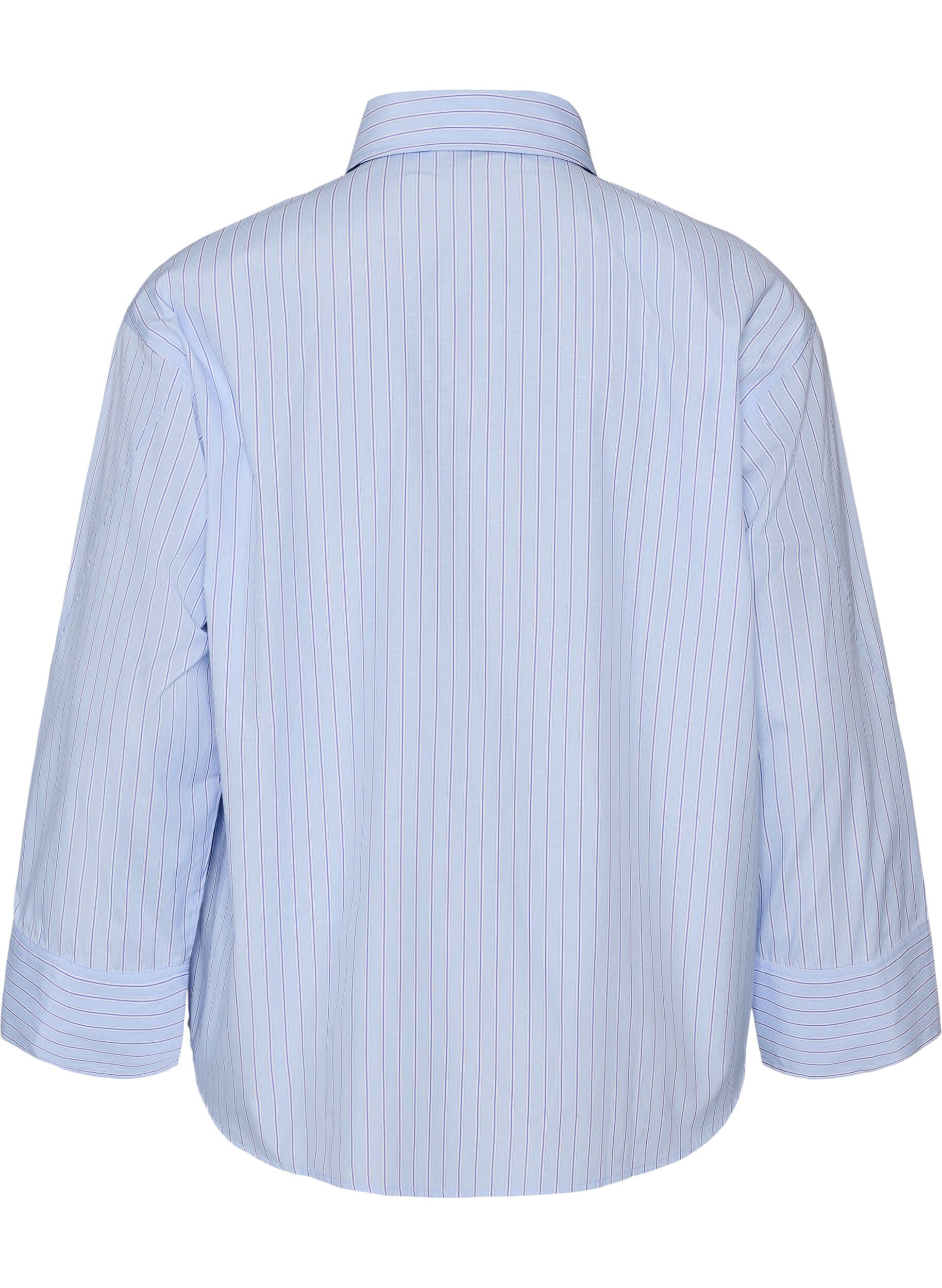 ZizziLockere Bluse mit Bindeband, Blau, Packshot image number 1
