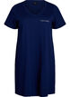 Organische Baumwoll-Nachthemd mit V-Ausschnitt, Blau, Packshot image number 0