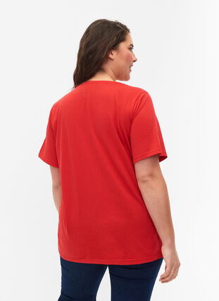 FLASH - T-Shirt mit Motiv, High Risk Red, Model image number 1