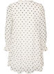 Kleid aus Viskose mit R&uuml;schen und transparenten &Auml;rmeln, Wei&szlig;, Packshot image number 1