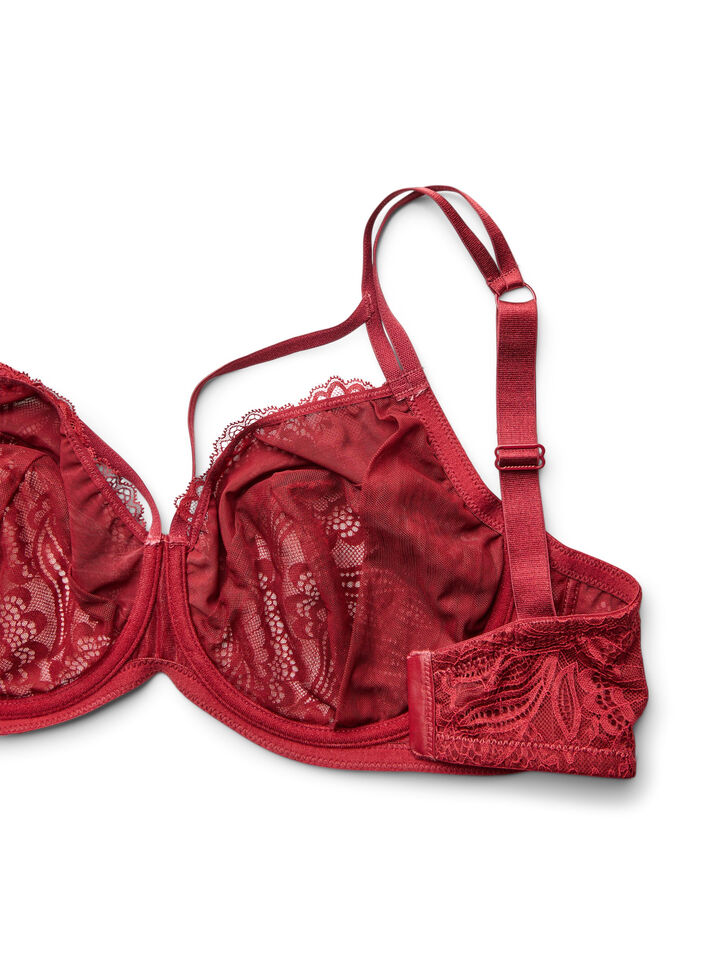 Full-Coverage-BH mit Spitze und doppelten Tr&auml;gern, Schwarz, Packshot image number 3