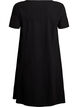 Kurzarm Kleid aus Baumwolle, Schwarz, Packshot image number 1