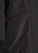 Wasserabweisender Parka mit Kapuze und funktionellen Details, Schwarz, Packshot image number 3