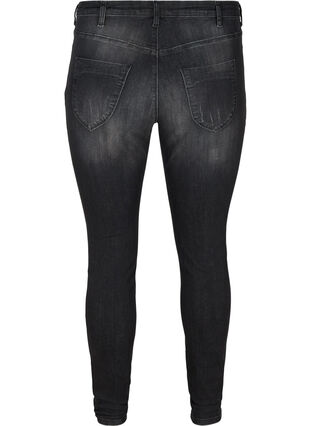 Amy Jeans mit Schlitzdetails, Grey Denim, Packshot image number 1
