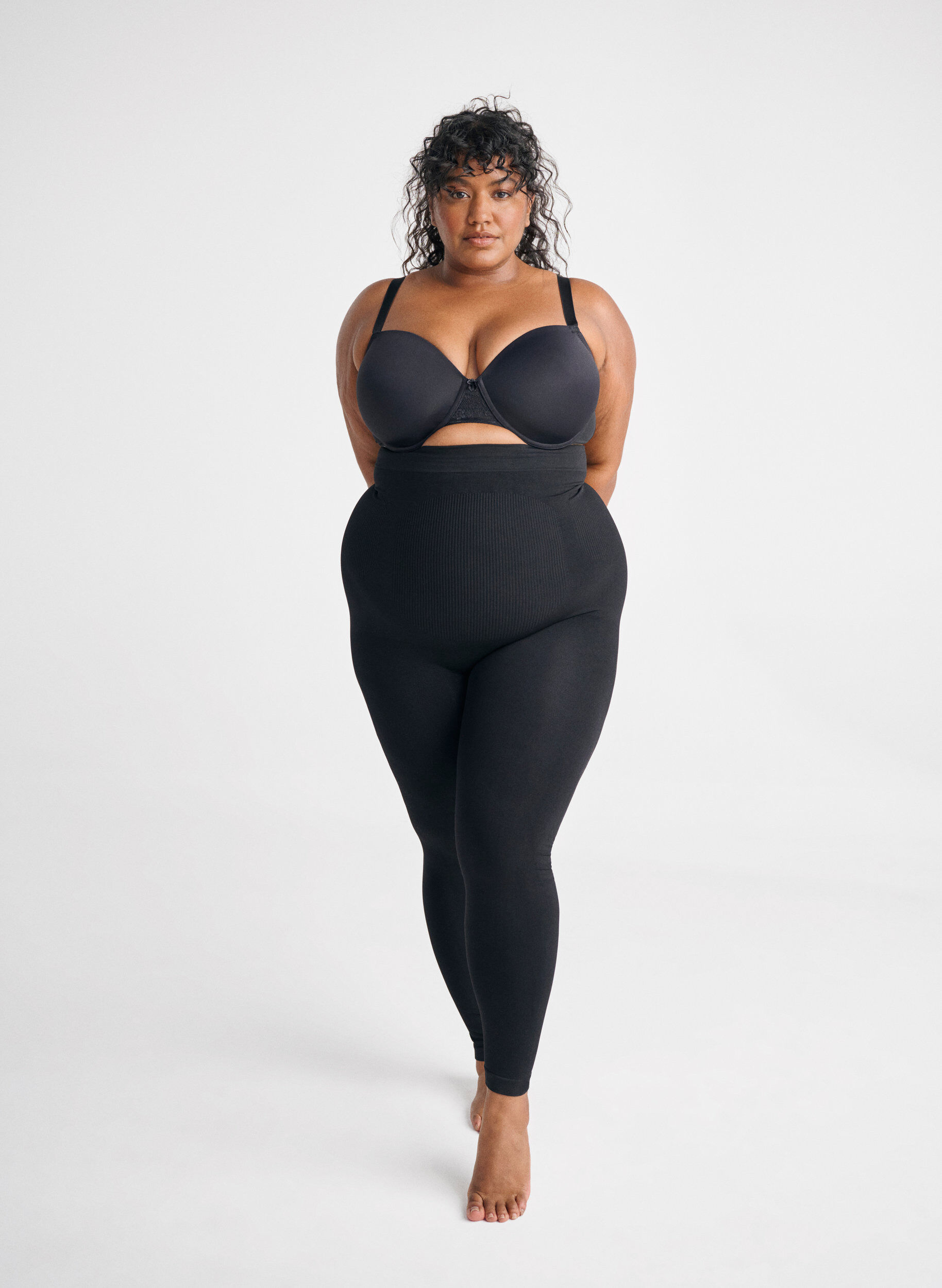 ZizziShapewear-Leggings mit hoher Taille, Schwarz, Image image number 0