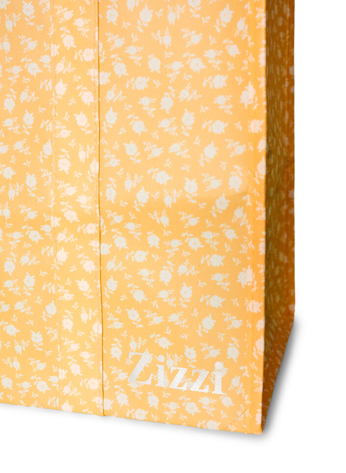 Einkaufstasche mit Rei&szlig;verschluss, Orange, Packshot image number 2