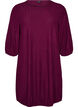 Kleid in Ballonform mit Struktur, Rot, Packshot image number 0