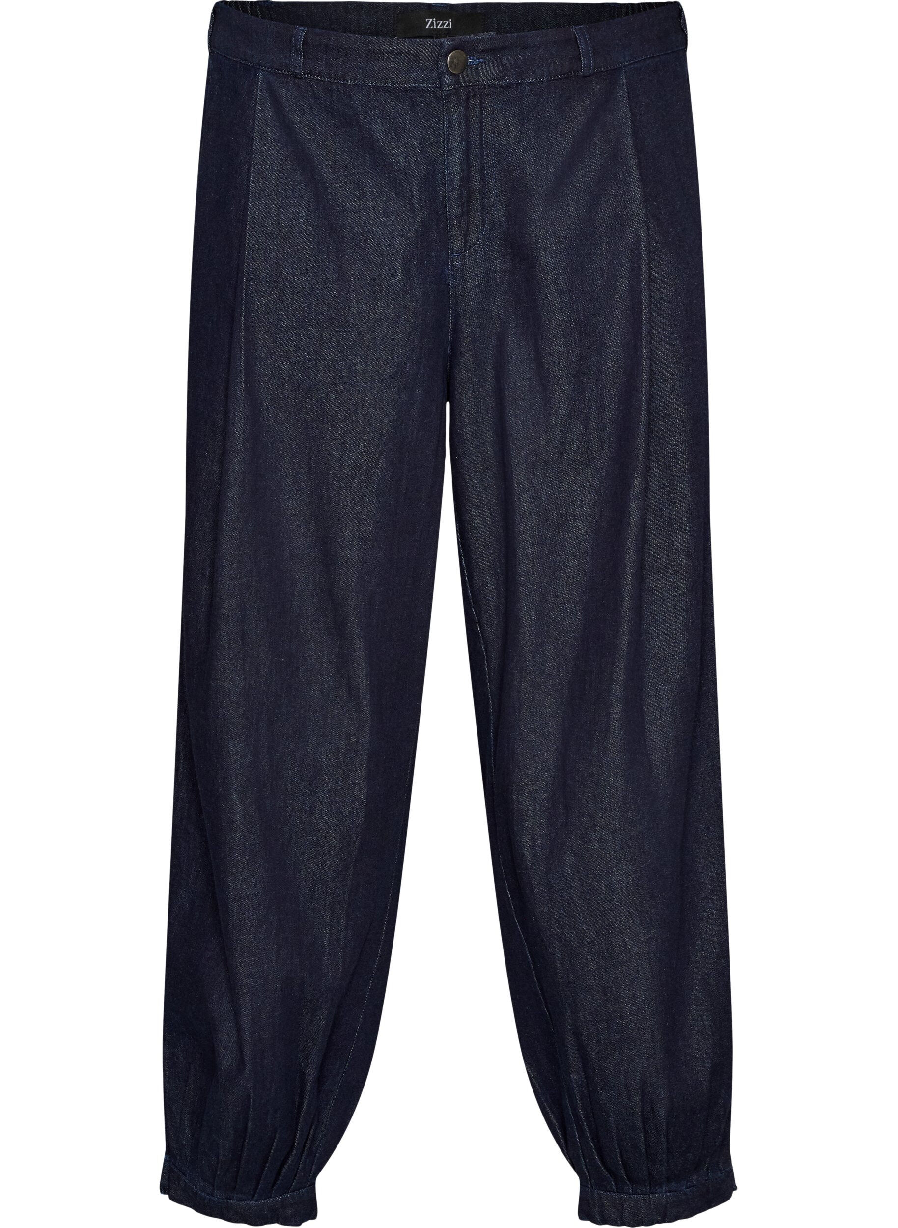 ZizziBalloon Jeans mit hoher Taille, Blau, Packshot image number 0