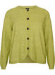 Strickjacke mit Kn&ouml;pfen und abgerundeter Vorderseite, Gr&uuml;n, Packshot image number 0