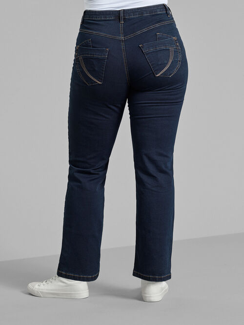 Regular Fit Gemma Jeans mit hoher Taille