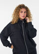 Cardigan aus Jersey mit Rei&szlig;verschluss und hohem Kragen, Schwarz, Model image number 3