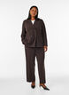 Zweireihiger Blazer mit lockerer Passform, Braun, Model image number 1