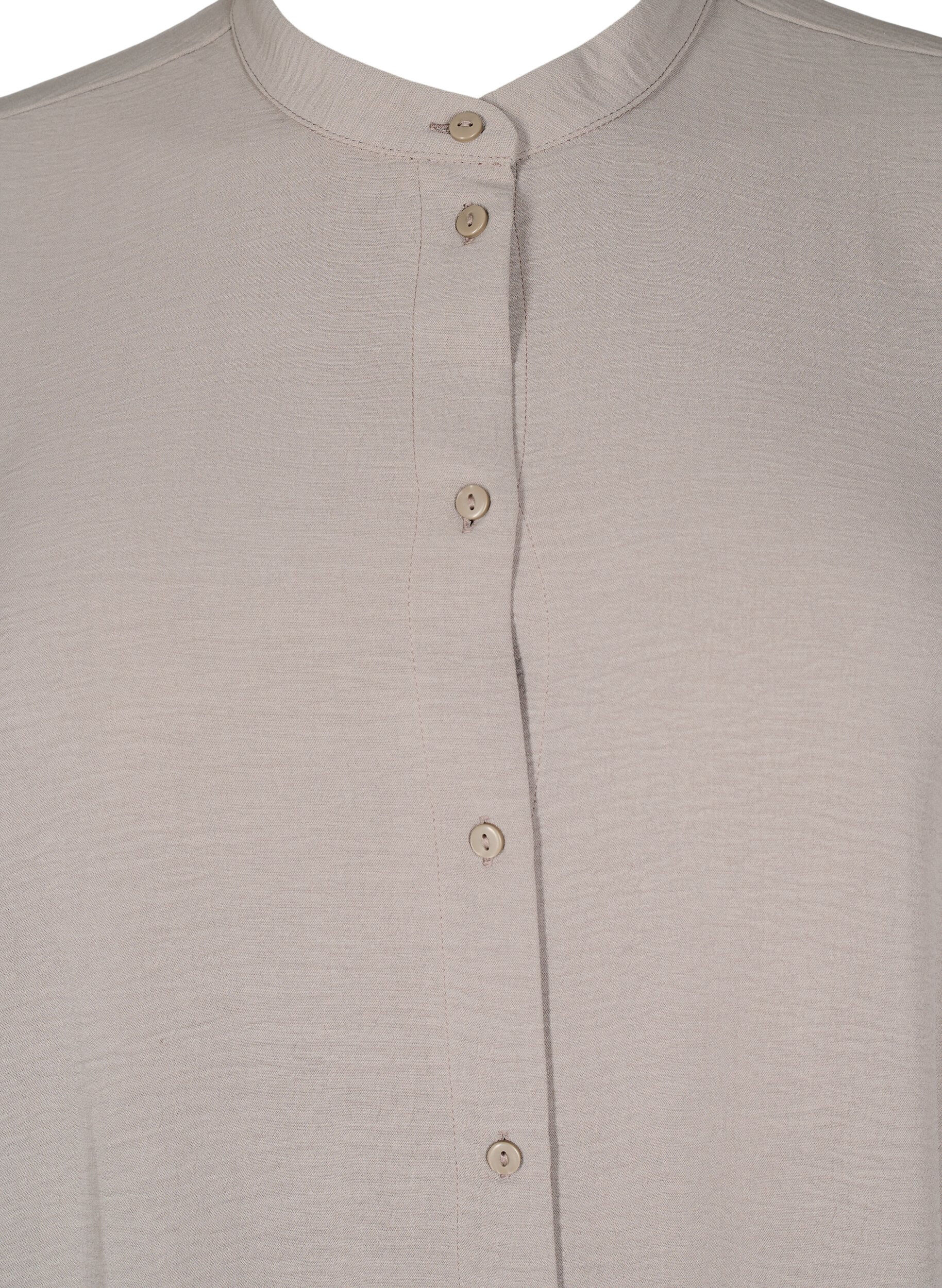 ZizziTunika mit 3/4-&Auml;rmeln, Beige, Packshot image number 2