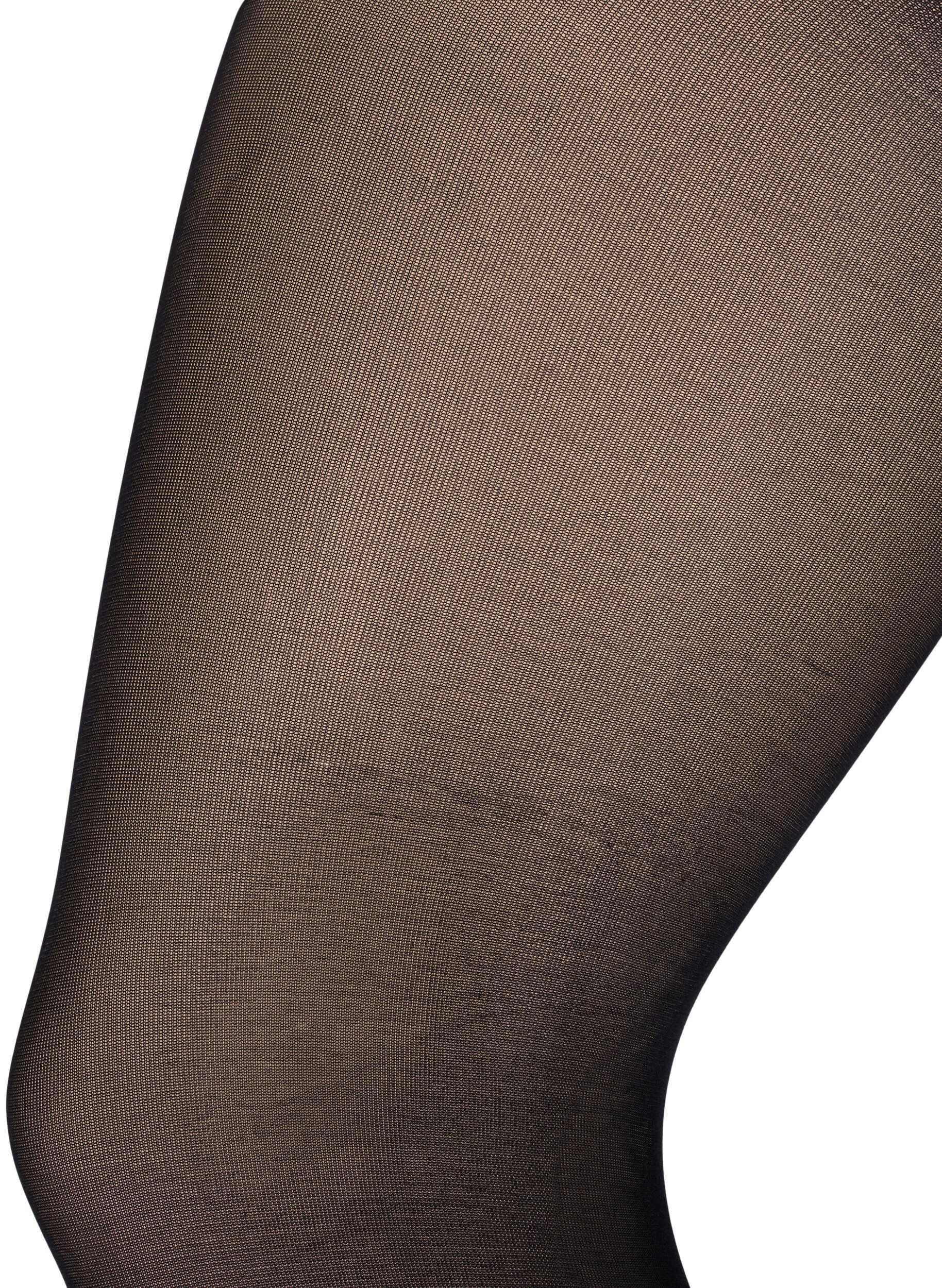 Zizzi2er-Pack Strumpfhose in 100 DEN, Schwarz, Packshot image number 4