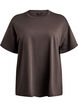 Oversized T-Shirt aus Sweat, Braun, Packshot image number 0