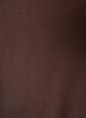 Viskosebluse mit V-Ausschnitt und Ballonform, Braun, Packshot image number 2