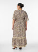 Maxikleid aus Viskose mit Paisleymuster, Gelb, Model image number 1