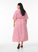 Kn&ouml;chellanges Hemdblusenkleid mit Bindeg&uuml;rtel und Streifen, Pink, Model image number 1