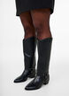 Extra-Weite - Lange Stiefel mit abnehmbarer Schaft, Schwarz, Model image number 0