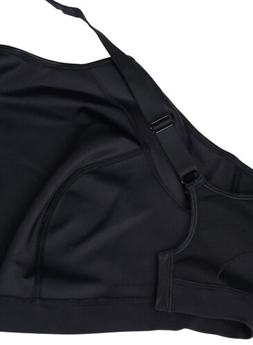 CORE, SUPER HIGH, SPORTS BRA - Sport-BH mit verstellbaren Schulterträgern, Black, Packshot image number 2