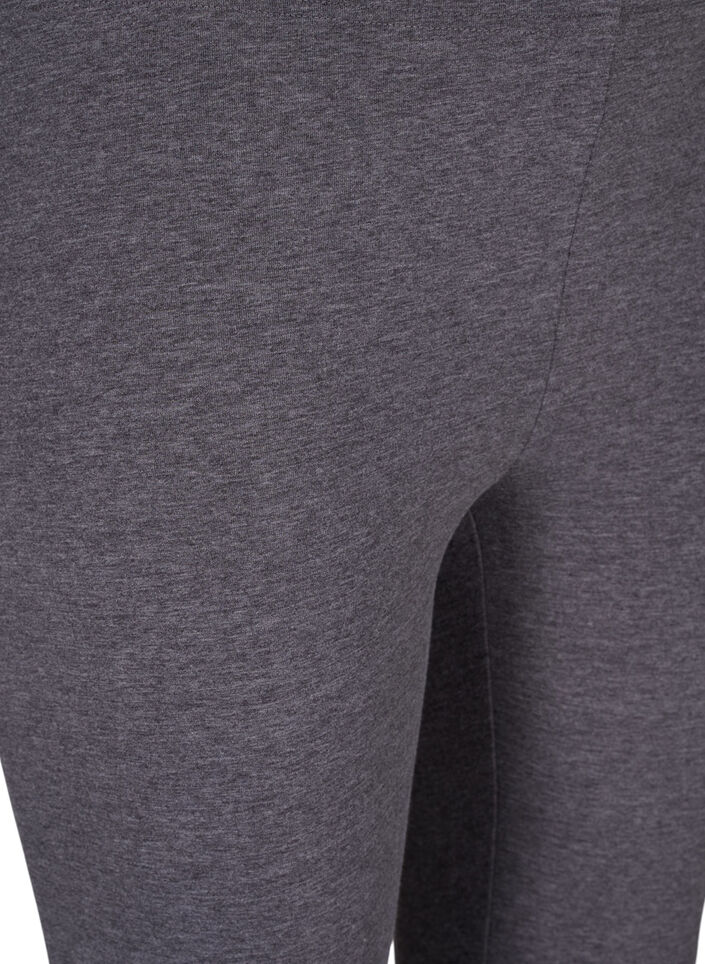 Graue Melange-Leggings, Dark Grey Melange, Packshot image number 2