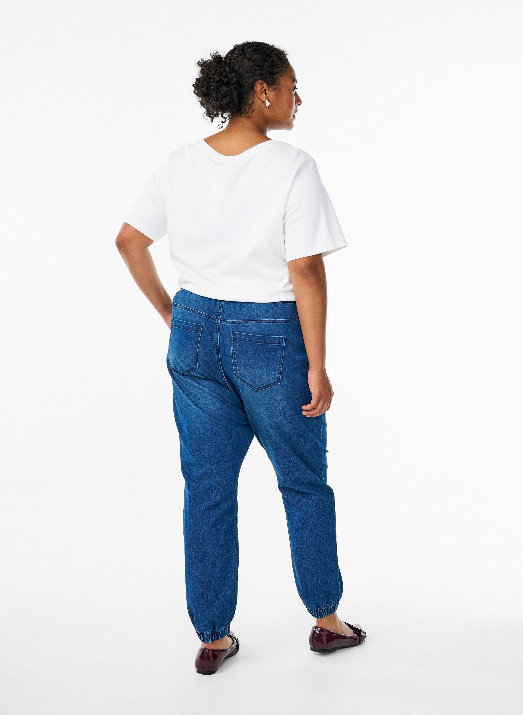 ZizziJeans-Jogginghose mit Taschen, Blau, Model image number 2