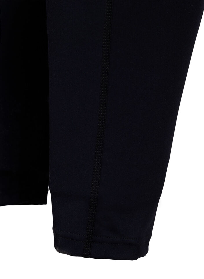 7/8-Trainingstights mit Taschen, Schwarz, Packshot image number 3