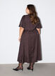 Midikleid aus Jacquard mit Paisleymuster und Fl&uuml;gel&auml;rmeln, Braun, Model image number 1