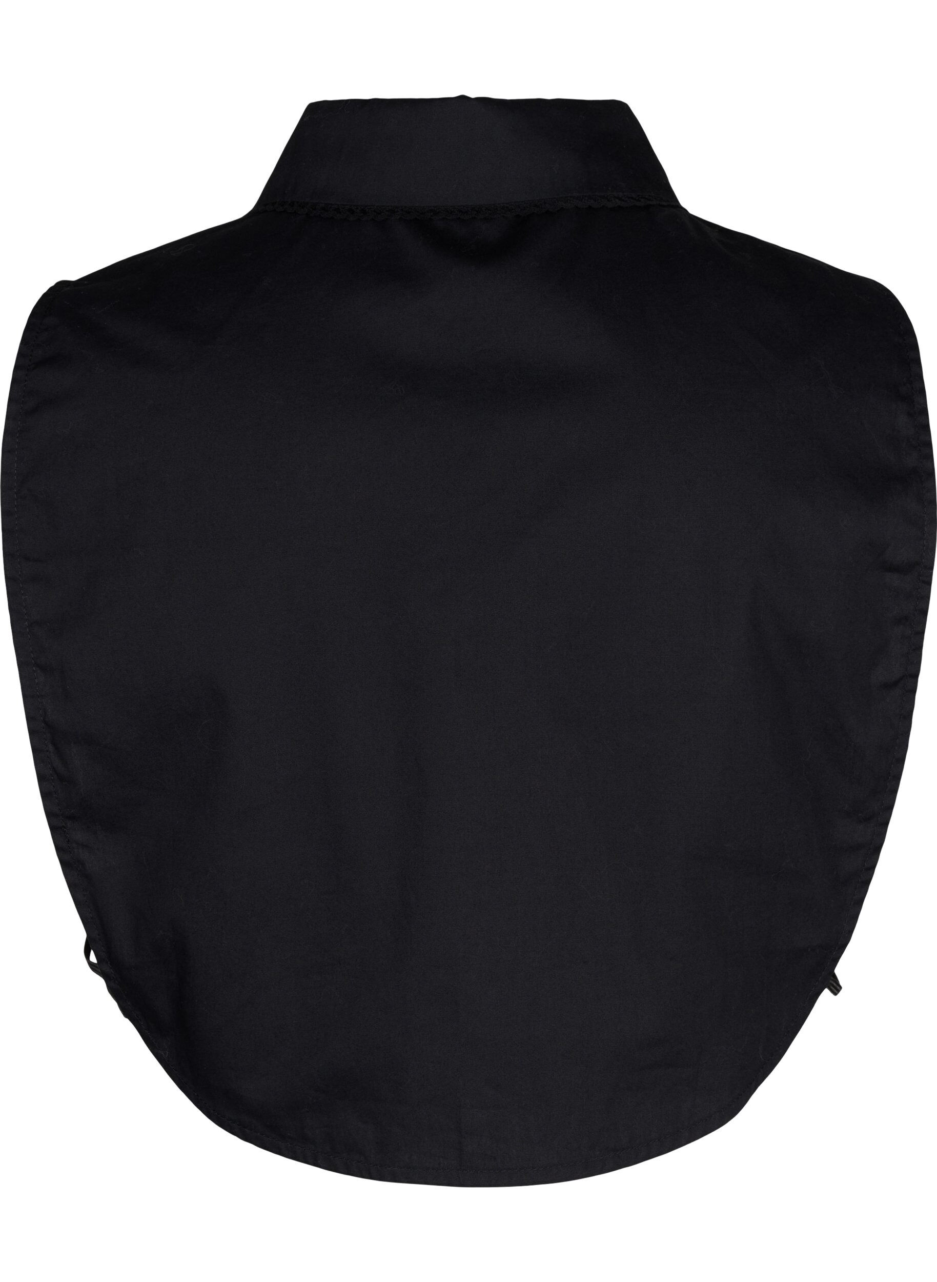 ZizziKragen mit Spitzenband, Black, Packshot image number 1