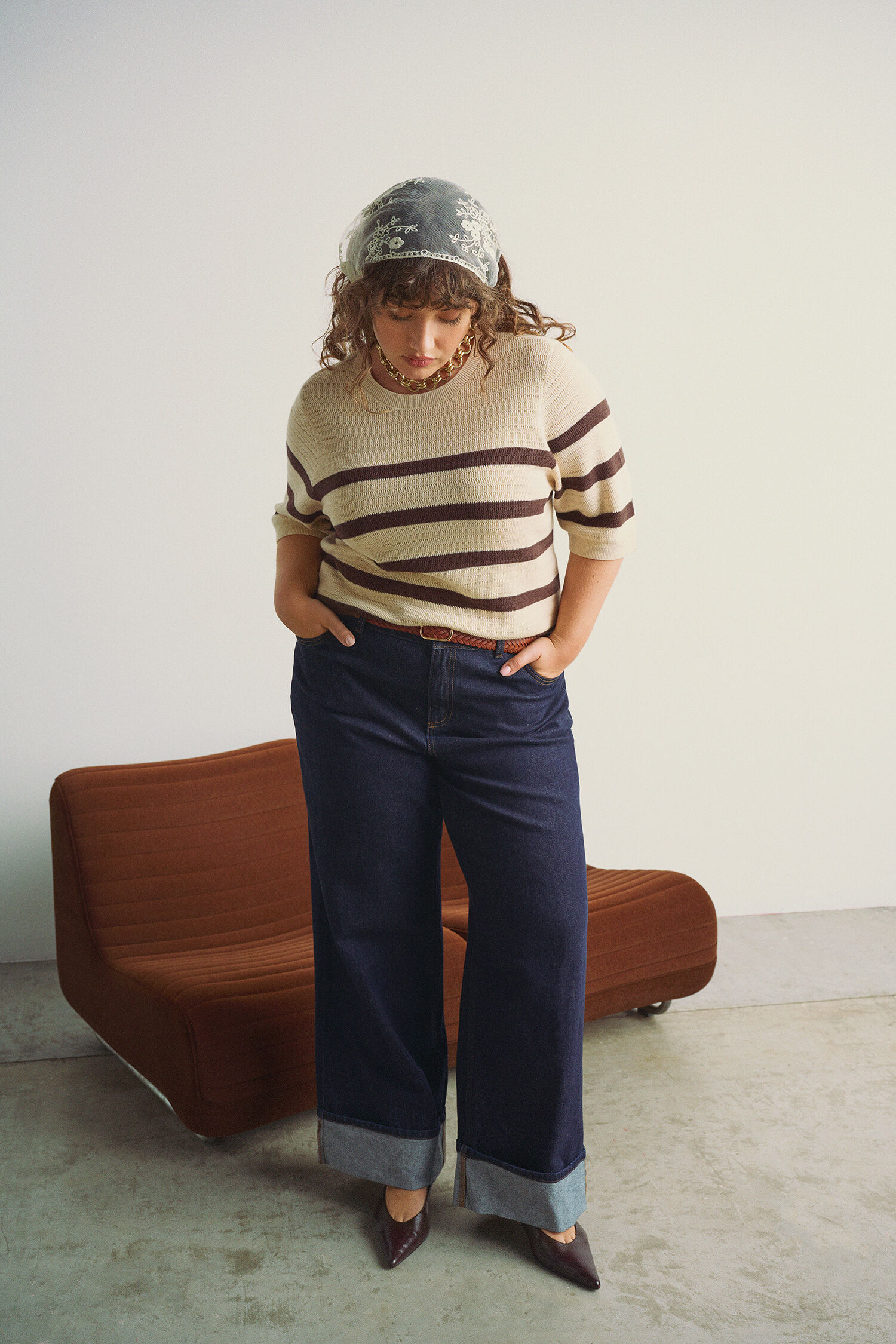 ZizziGestreifter Strick, , Model