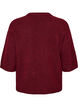Locker sitzende Strickshirt mit kurzen &Auml;rmeln, Rot, Packshot image number 1