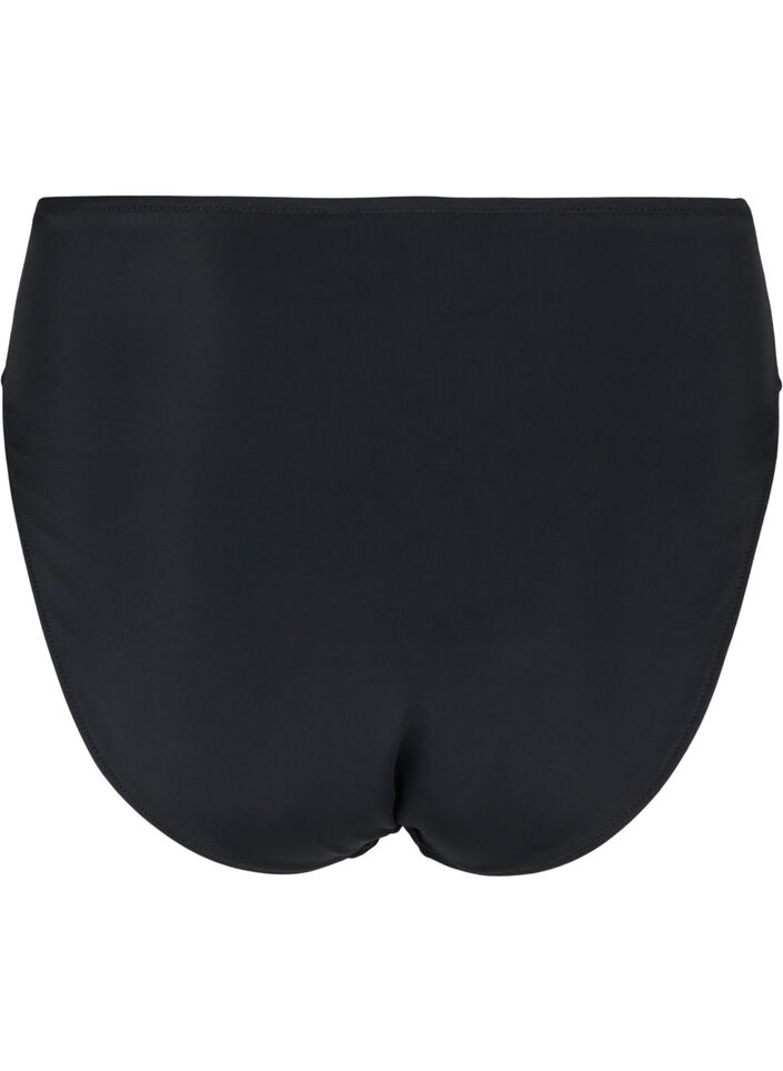 Tai-Bikinipanty mit normaler Taille, Schwarz, Packshot image number 1