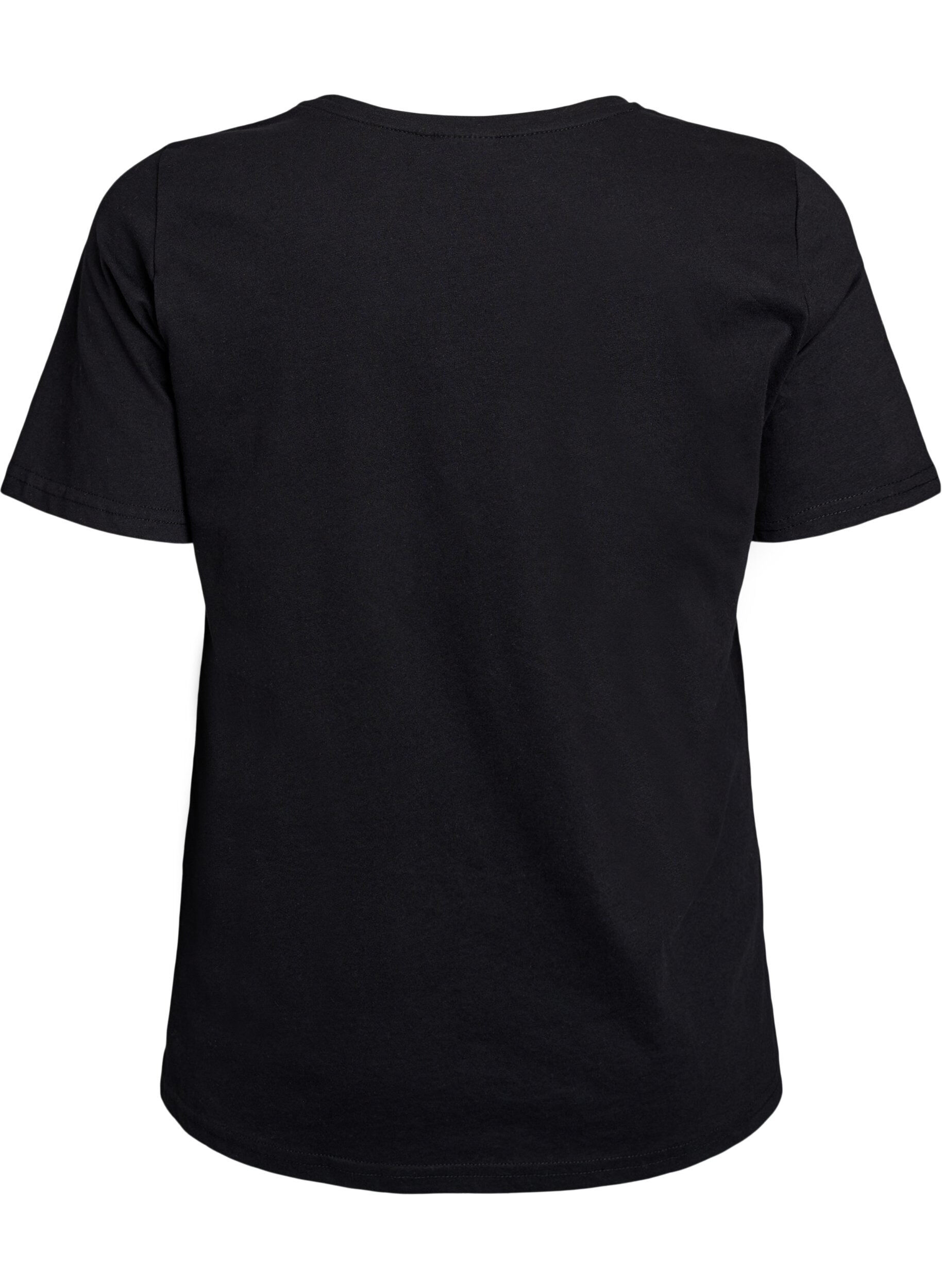 ZizziT-Shirt mit Print, Schwarz, Packshot image number 1