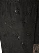 Hose aus Mesh mit floraler Stickerei und Pailletten, Schwarz, Packshot image number 2