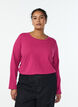 Basic Top aus Jersey mit langen Ärmeln, Pink, Model image number 0