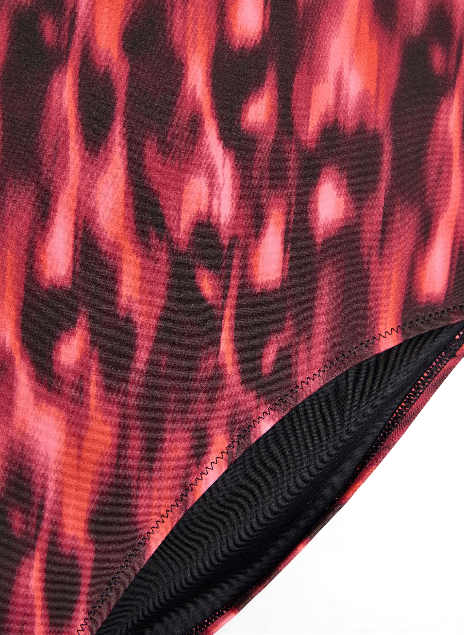 ZizziBikini-Slip mit Print und hoher Taille, Rot, Packshot image number 2