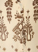 Kleid mit Ornament-Print und R&uuml;schenkragen, Beige, Packshot image number 2