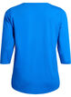 Trainingsshirt mit 3/4-&Auml;rmeln, Blau, Packshot image number 1