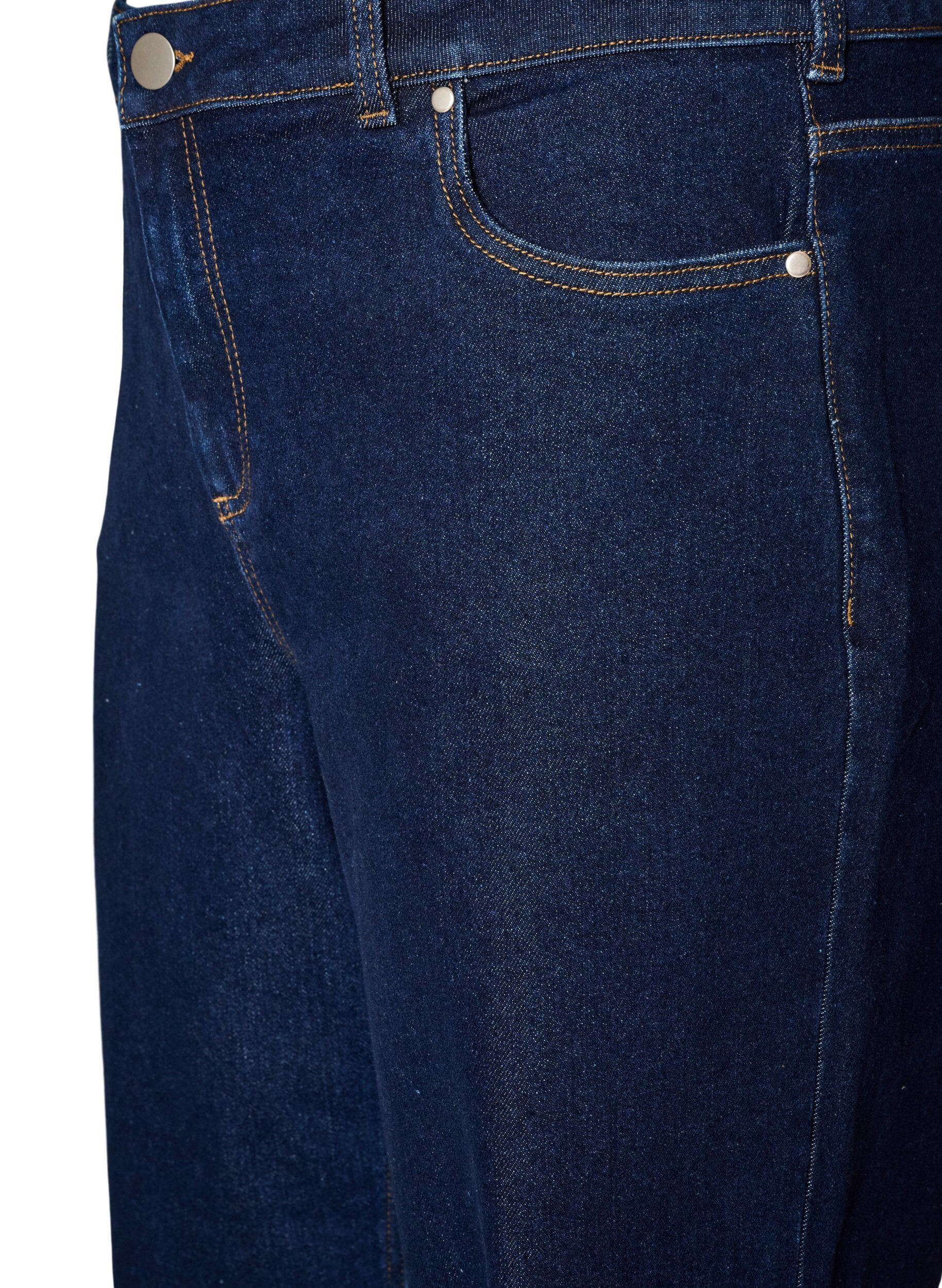 ZizziMyra Jeans mit hoher Taille und weiter Passform, Blau, Packshot image number 2