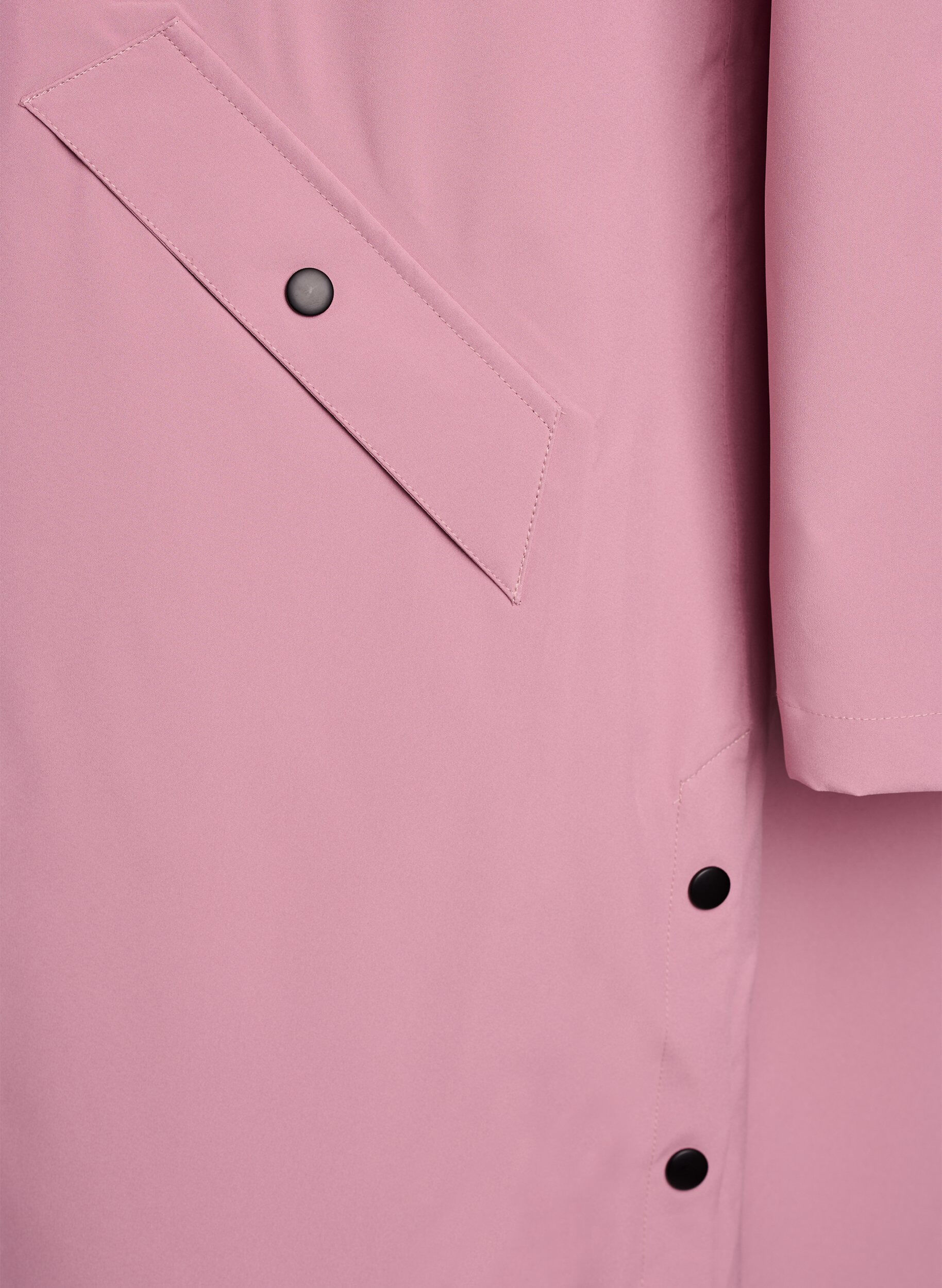 ZizziRegenjacke mit Taschen und Kapuze, Rot, Packshot image number 3