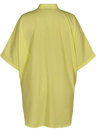 Oversize Bluse mit kurzen Ärmeln, Sunny Lime, Packshot image number 1