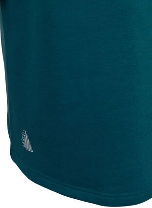 Langärmeliges Pulloverkleid mit Kapuze, Deep Teal, Packshot image number 3