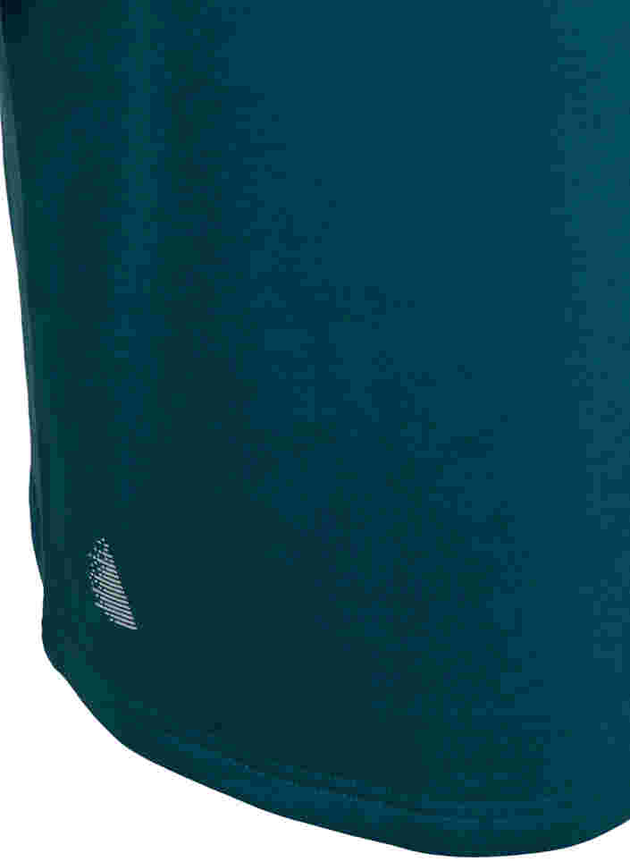 Langärmeliges Pulloverkleid mit Kapuze, Deep Teal, Packshot image number 3