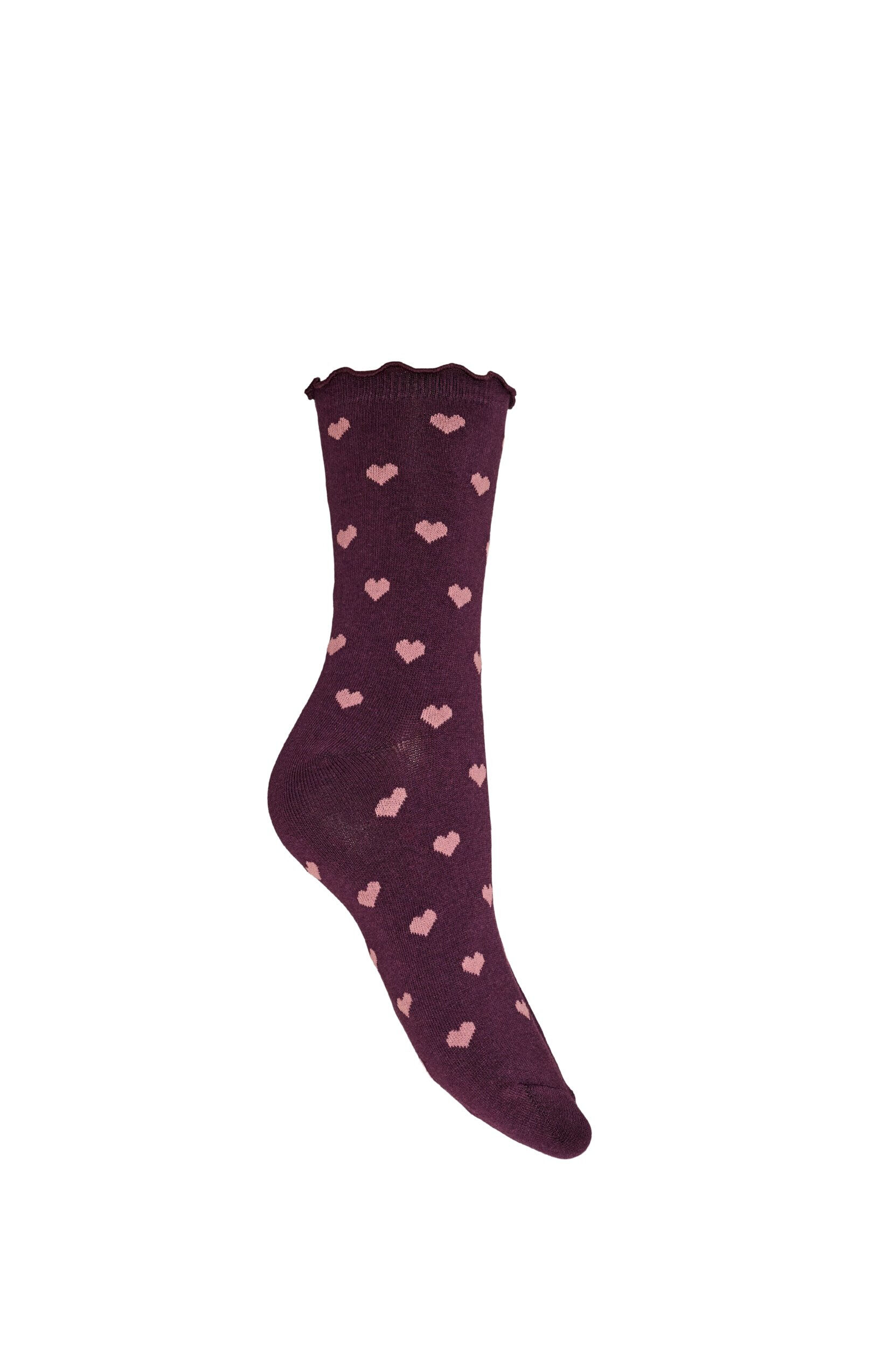 ZizziSocken aus Baumwolle mit Mustern, Rot, Packshot image number 1