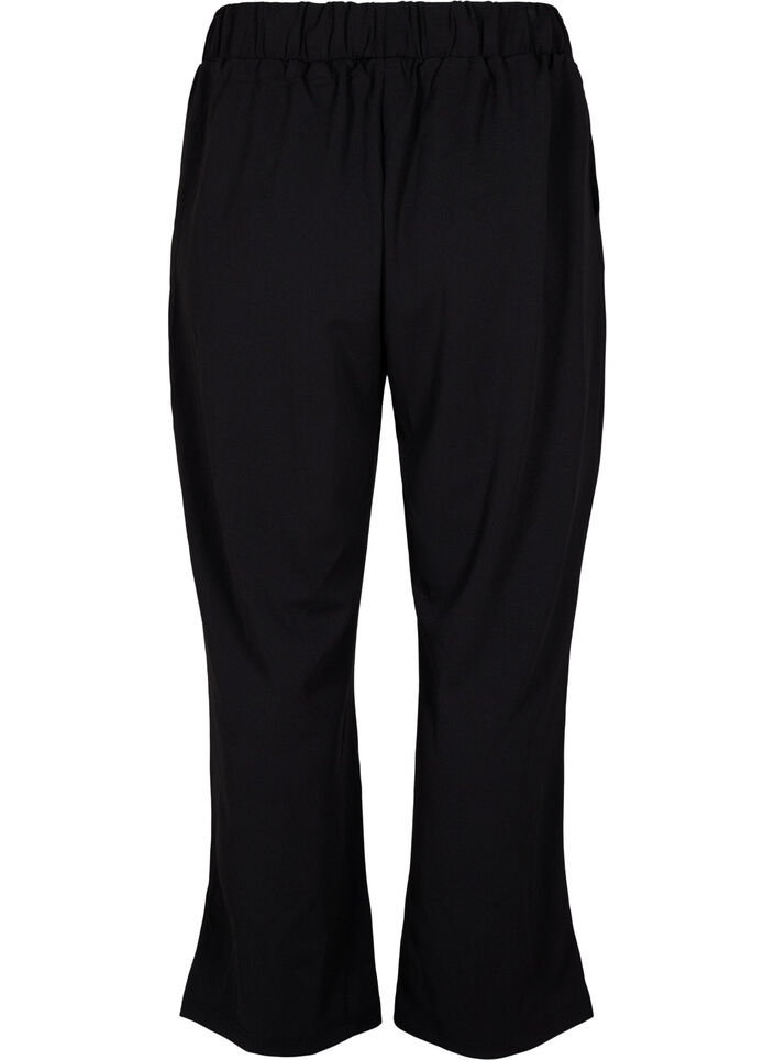 Lockere Hose mit Taschen, Schwarz, Packshot image number 1