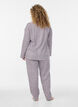 Baumwoll-Pyjamahemd mit Brusttasche, Rot, Model image number 2